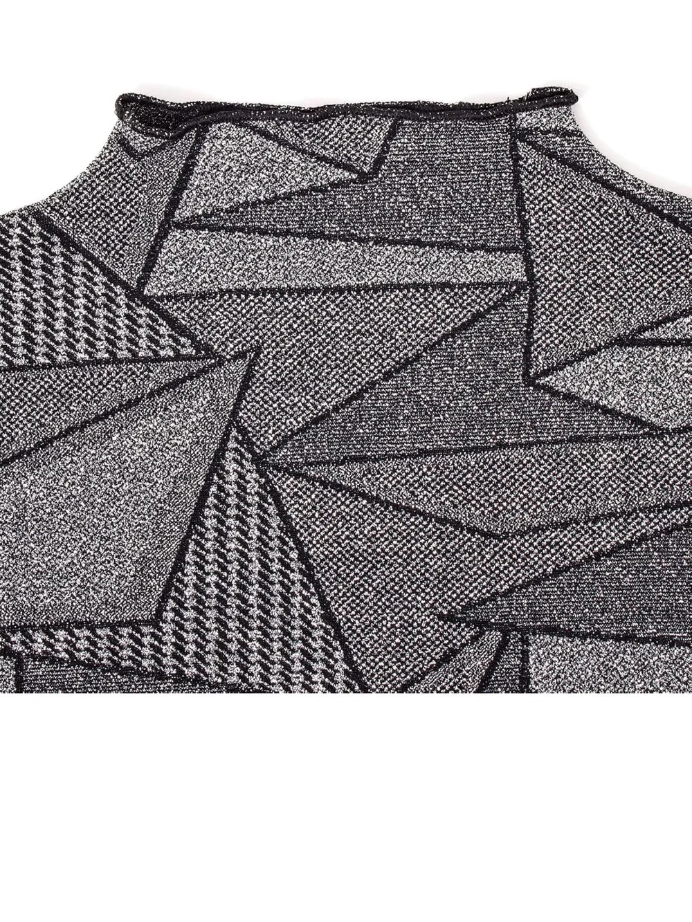 Soft Black & Gray Patterned Throw Blanket - Unbranded